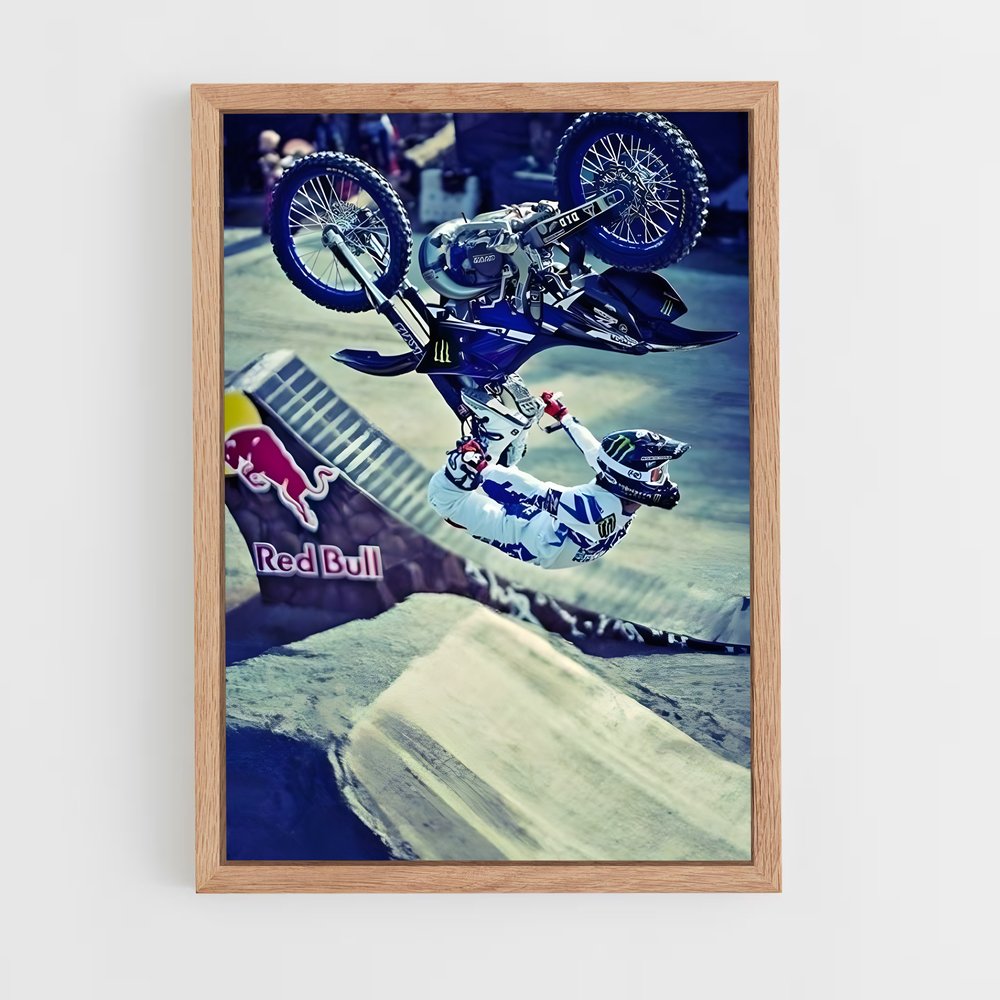 Poster Saut de la Mort – affiche Motocross freestyle (vue 4)